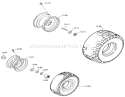 Part Location Diagram of 104306 Toro Rear Wheel
