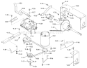 Part Location Diagram of 104820 Toro Shift Lever Assembly