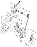 Axle Assembly Diagram and Parts List for 30102 8000001-8999999 - 1988 Toro Lawn Mower