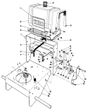Frame Assembly Diagram and Parts List for 30103 8000001-8999999 - 1988 Toro Lawn Mower