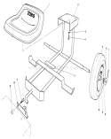 Part Location Diagram of 55-9810 Toro Frame Assembly