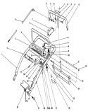 Handle Assembly Diagram and Parts List for 30106 1000001-1999999 - 1991 Toro Lawn Mower