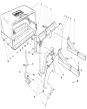 36" Side Discharge Bagging Kit Diagram and Parts List for 30111 5000001-5999999 - 1985 Toro Lawn Mower