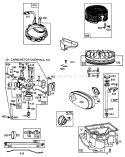 Page J Diagram and Parts List for 30111 6000001-6999999 - 1986 Toro Lawn Mower