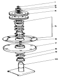 Part Location Diagram of 54-2980 Toro Pulley & Hub Wa