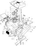Part Location Diagram of 54-7780 Toro Spindle Hsg Wa