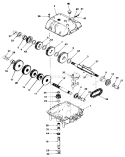 Peerless Transmission Diagram and Parts List for 30111 7000001-7999999 - 1987 Toro Lawn Mower