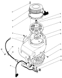 Part Location Diagram of 49080-2123-YK Kawasaki PULLEY-STARTING