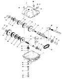 Peerless Transmission Diagram and Parts List for 30112 7000001-7999999 - 1987 Toro Lawn Mower