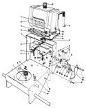 Frame Assembly Diagram and Parts List for 30112 7000001-7999999 - 1987 Toro Lawn Mower