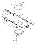 Peerless Transmission Diagram and Parts List for 30113 5000001-5999999 - 1985 Toro Lawn Mower