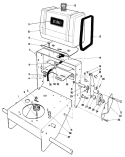 Frame Assembly Diagram and Parts List for 30113 6000001-6999999 - 1986 Toro Lawn Mower