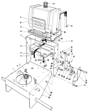 Frame Assembly Diagram and Parts List for 30113 7000001-7999999 - 1987 Toro Lawn Mower