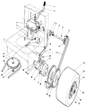 Axle Assembly Diagram and Parts List for 30113 8000001-8999999 - 1988 Toro Lawn Mower