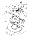 Part Location Diagram of 57-3160 Toro Engine Assembly