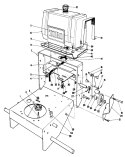 Frame Assembly Diagram and Parts List for 30113 8000001-8999999 - 1988 Toro Lawn Mower