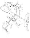 Sulky Kit Diagram and Parts List for 30114 1000001-1999999 - 1991 Toro Lawn Mower