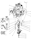 Engine Assembly Diagram and Parts List for 30114 1000001-1999999 - 1991 Toro Lawn Mower