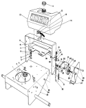 Frame Assembly Diagram and Parts List for 30115 0000001-0999999 - 1990 Toro Lawn Mower