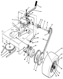 Axle Assembly Diagram and Parts List for 30115 9000001-9999999 - 1989 Toro Lawn Mower