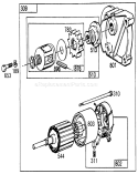 Engine Briggs and Stratton Diagram and Parts List for 30116 5000001-5999999 - 1985 Toro Lawn Mower