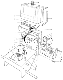 Frame Assembly Diagram and Parts List for 30116 5000001-5999999 - 1985 Toro Lawn Mower