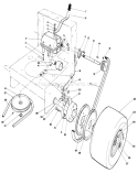 Axle Assembly Diagram and Parts List for 30116 5000001-5999999 - 1985 Toro Lawn Mower