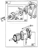 Engine Briggs and Stratton Diagram and Parts List for 30116 6000001-6999999 - 1986 Toro Lawn Mower