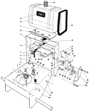 Frame Assembly Diagram and Parts List for 30116 6000001-6999999 - 1986 Toro Lawn Mower