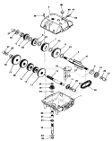 Peerless Transmission Diagram and Parts List for 30116 6000001-6999999 - 1986 Toro Lawn Mower