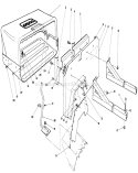 36" Side Discharge Bagging Kit Diagram and Parts List for 30116 6000001-6999999 - 1986 Toro Lawn Mower