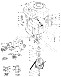 Engine Assembly Diagram and Parts List for 30116 7000001-7999999 - 1987 Toro Lawn Mower