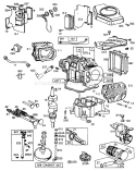 Engine Briggs and Stratton Diagram and Parts List for 30116 7000001-7999999 - 1987 Toro Lawn Mower