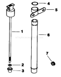 Dipstick-Engine Kohler Diagram and Parts List for 30117 0000001-0999999 - 1990 Toro Lawn Mower