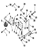 Part Location Diagram of 52-079-06 Kohler Linkage-Throttle