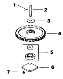 Oil Pump-Engine Kohler Diagram and Parts List for 30117 0000001-0999999 - 1990 Toro Lawn Mower