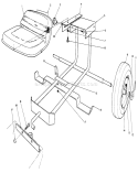 Sulky Kit Diagram and Parts List for 30117 0000001-0999999 - 1990 Toro Lawn Mower