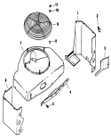 Baffles and Shroud-Engine Kohler Diagram and Parts List for 30117 0000001-0999999 - 1990 Toro Lawn Mower