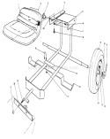 Sulky Kit Diagram and Parts List for 30117 1000001-1999999 - 1991 Toro Lawn Mower