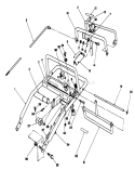 Handle Assembly Diagram and Parts List for 30156 100001-199999 - 1991 Toro Lawn Mower