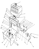 Frame Assembly Diagram and Parts List for 30156 200001-299999 - 1992 Toro Lawn Mower