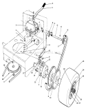 Axle Assembly Diagram and Parts List for 30156 200001-299999 - 1992 Toro Lawn Mower