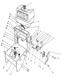 Frame Assembly Diagram and Parts List for 30156 390001-399999 - 1993 Toro Lawn Mower