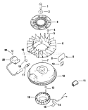 Part Location Diagram of M-1040045 Kohler DISCONTINUED