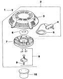 Starting System-Engine Kohler Diagram and Parts List for 30156 390001-399999 - 1993 Toro Lawn Mower