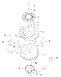 Part Location Diagram of M-639016-S Kohler Screw: Flg M6x1.0x16