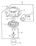 Part Location Diagram of 12-093-01 Kohler Pulley
