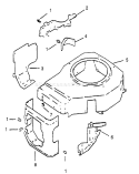 Part Location Diagram of 1202711-S Kohler Blw Housing (hd)