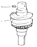Crankshaft-Engine Kohler Diagram and Parts List for 30156 490001-499999 - 1994 Toro Lawn Mower