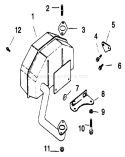 Exhaust Group-Engine Kohler Diagram and Parts List for 30157 490001-499999 - 1994 Toro Lawn Mower